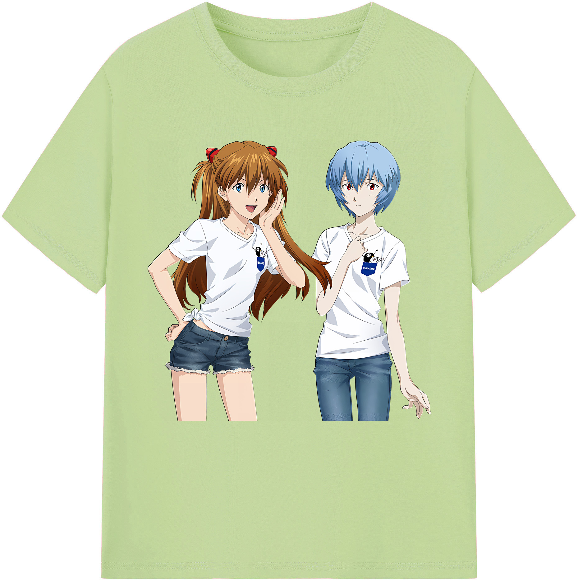 （画像用） EVA 新世紀エヴァンゲリオン 綿100％半袖Tシャツ（フロントプリント）